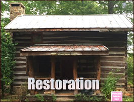 Historic Log Cabin Restoration  Swanquarter, North Carolina